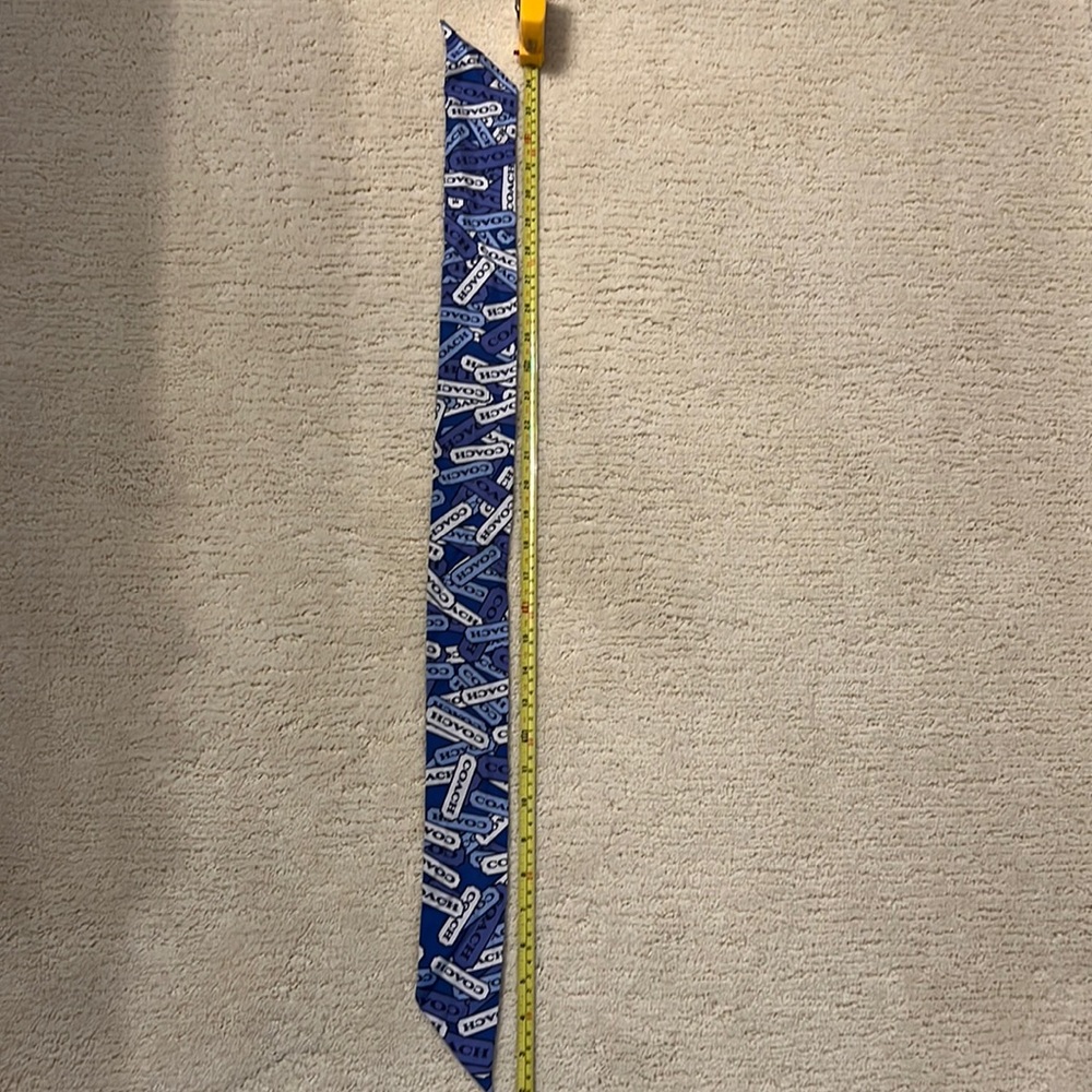 Coach pony tail scarf